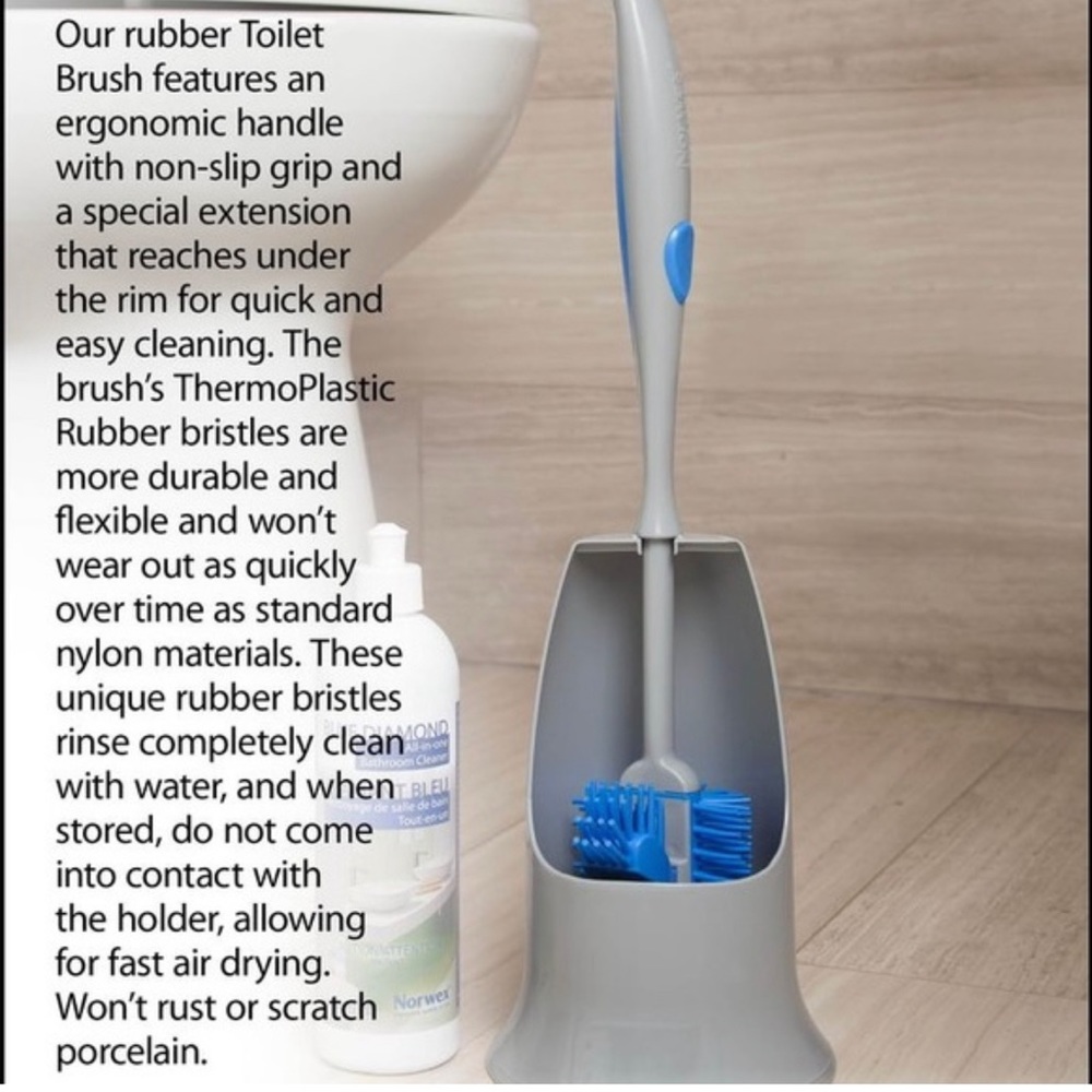 Norwex Ergonomic Toilet Brush & Holder